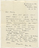Title: Letter to Mary Page 1975 | Date: 1975