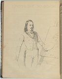 Artist: NICHOLAS, William | Title: The artist. | Date: 1847 | Technique: pen-lithograph, printed in black ink, from one zinc plate