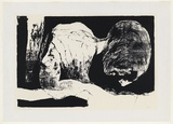 Artist: Fabian, Erwin. | Title: Head. | Date: 1966 | Technique: screenprint, printed in black ink from one stencil | Copyright: © Erwin Fabian