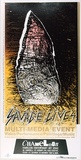 Artist: b'ARNOLD, Raymond' | Title: b'Savage lives. Multi-media event. video/Performance/Paintings/Music...Comming soon.' | Date: 1989 | Technique: b'screenprint, printed in colour, from multiple stencils'