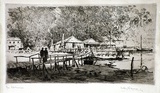 Artist: FULLWOOD, A.H. | Title: Old Mosman, 1890. | Date: (1890?) | Technique: etching, printed in warm black ink, from one plate
