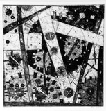 Artist: Kemp, Roger. | Title: Sequence eleven | Date: 1972 | Technique: etching, printed in black ink, from one magnesium plate