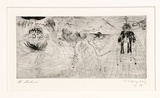Artist: COLEING, Tony | Title: The Hospital Years. | Date: 1991 | Technique: etching and aquatint, printed in black ink, from one plate