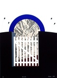 Artist: Barker, George. | Title: The gate. | Date: 1974 | Technique: screenprint, printed in colour, from multiple stencils | Copyright: © George Barker