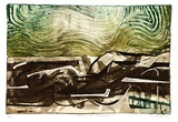 Artist: Backen, Earle. | Title: Phlebus the Phoenician. | Date: 1969 | Technique: etching and aquatint, printed in colour