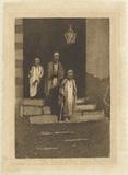 Artist: Barker, David. | Title: The worshippers. | Date: (1919) | Technique: aquatint, printed in brown ink, from one plate