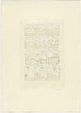 Artist: Cardew, Gaynor. | Title: not titled. | Date: 1987 | Technique: etching, printed in colour, from two plates