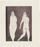 Artist: BALDESSIN, George | Title: Performers. | Date: 1968 | Technique: colour etching and aquatint