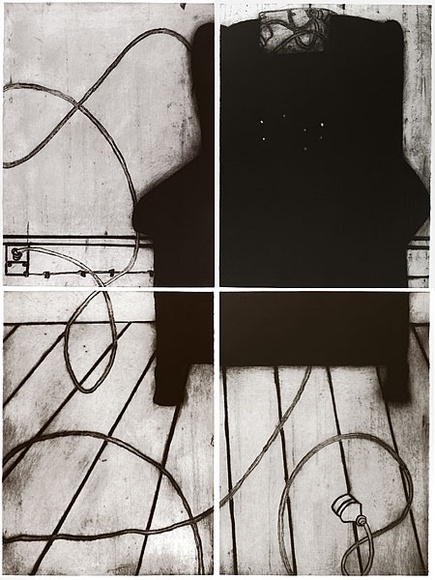 Artist: b'Hattam, Katherine.' | Title: b'Inheritance' | Date: 2001, June - July | Technique: b'etching, comprising four panels' Artist: b'Hattam, Katherine.' | Title: b'Inheritance' | Date: 2001, June - July | Technique: b'etching, comprising four panels'