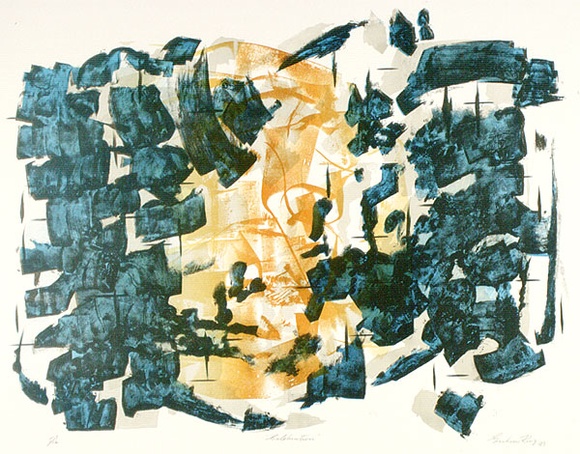 Artist: b'King, Grahame.' | Title: b'Celebration' | Date: 1993 | Technique: b'lithograph, printed in colour, from multiple stones [or plates]'