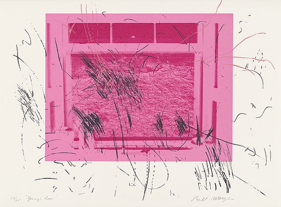 Artist: b'MEYER, Bill' | Title: bJenny's room | Date: 1980 | Technique: b'screenprint, printed four colours, from four screens (including Duotone photos, (indirect) and screen block-out)' | Copyright: b'\xc2\xa9 Bill Meyer'
