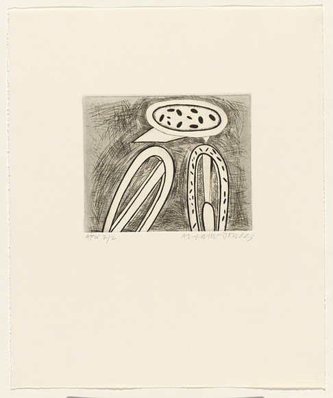 Artist: LEACH-JONES, Alun | Title: The Welsh suite (#3) | Date: October 1991 | Technique: etching, printed in black ink with plate-tone, from one plate | Copyright: Courtesy of the artist