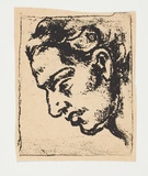 Artist: Sutherland, Jean. | Title: Head