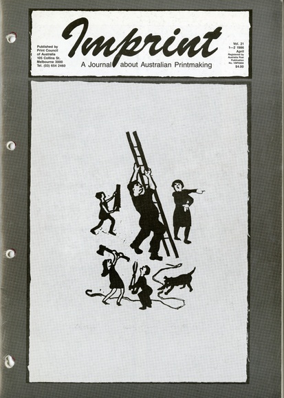 Artist: b'PRINT COUNCIL OF AUSTRALIA' | Title: b'Periodical | Imprint. Melbourne: Print Council of Australia, vol. 21, no. 1,2, 1986' | Date: 1986 Artist: b'PRINT COUNCIL OF AUSTRALIA' | Title: b'Periodical | Imprint. Melbourne: Print Council of Australia, vol. 21, no. 1,2, 1986' | Date: 1986