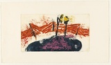 Artist: Pieper, Brian. | Title: Conversation | Date: 1988 | Technique: etching and aquatint, printed in colour, from mulitple plates | Copyright: © Brian Pieper