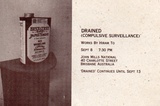 Title: Drained (Compulsive surveillance): Works by Hiram To.