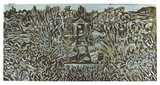 Artist: Fumpston, Rodney. | Title: Night garden | Date: 1993, September - October | Technique: lithograph, printed in colour, from three stones