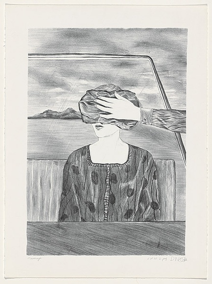 Artist: Walker, Deborah. | Title: Marriage | Date: c.1985 | Technique: lithograph, printed in black ink, from one stone | Copyright: © Deborah Walker. Licensed by VISCOPY, Australia