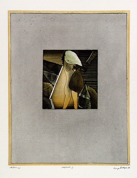 Artist: BALDESSIN, George | Title: Emblems III. | Date: 1976 | Technique: colour etching and aquatint