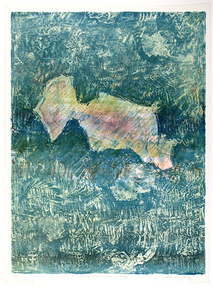 Artist: b'King, Grahame.' | Title: b'Barrier reef II Spanish lady' | Date: 1983 | Technique: b'lithograph, printed in colour, from five stones [or plates]'