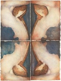 Artist: Boccalatte, Suzanne. | Title: Belly III. | Date: 1995 | Technique: drypoint, printed with monotype colour