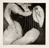 Artist: BALDESSIN, George | Title: Bather. | Date: 1964 | Technique: etching and aquatint, printed in black ink, from one plate