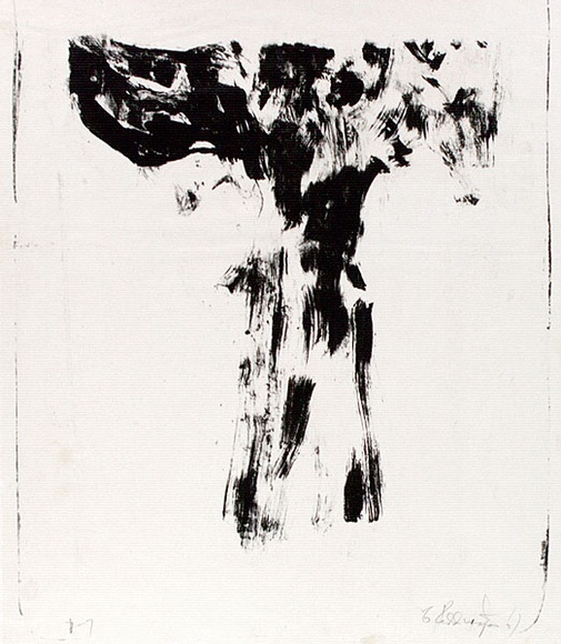 Artist: b'REDDINGTON, Charles' | Title: b'Figure' | Date: 1961 | Technique: b'lithograph, printed in black ink, from one stone' Artist: b'REDDINGTON, Charles' | Title: b'Figure' | Date: 1961 | Technique: b'lithograph, printed in black ink, from one stone'