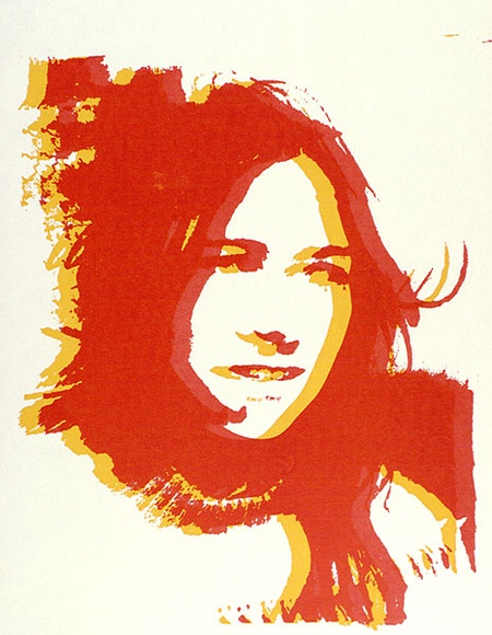 Artist: b'Tilley, Lorna.' | Title: b(Poster of woman's face) | Technique: b'screenprint, printed in colour, from multiple stencils' Artist: b'Tilley, Lorna.' | Title: b(Poster of woman's face) | Technique: b'screenprint, printed in colour, from multiple stencils'