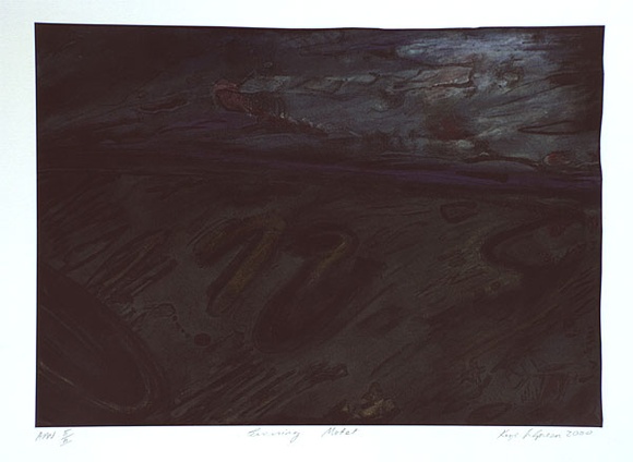 Artist: b'Green, Kaye.' | Title: b'Evening Motet' | Date: 2000, April | Technique: b'lithograph, printed in colour, from multiple stones' Artist: b'Green, Kaye.' | Title: b'Evening Motet' | Date: 2000, April | Technique: b'lithograph, printed in colour, from multiple stones'