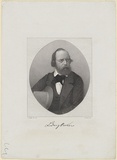 Artist: Schoenfeld, Frederick. | Title: Ludwig Becker. | Date: 1861 | Technique: lithograph, printed in black ink, from one stone