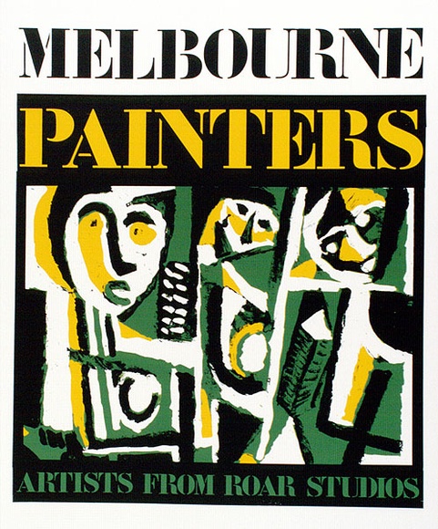 Artist: b'ARNOLD, Raymond' | Title: b'Melbourne painters, artists from Roar studios. Chameleon, Hobart' | Date: 1984 | Technique: b'screenprint, printed in colour, from three stencils' Artist: b'ARNOLD, Raymond' | Title: b'Melbourne painters, artists from Roar studios. Chameleon, Hobart' | Date: 1984 | Technique: b'screenprint, printed in colour, from three stencils'