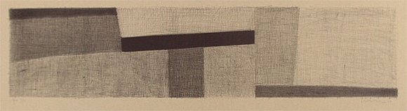 Artist: b'Lincoln, Kevin.' | Title: b'Night music 4' | Date: 2002, April | Technique: b'lithograph, printed in black ink, from one stone' Artist: b'Lincoln, Kevin.' | Title: b'Night music 4' | Date: 2002, April | Technique: b'lithograph, printed in black ink, from one stone'