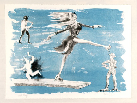 Artist: b'COLEING, Tony' | Title: b'My mother never told me about.' | Date: 1985 | Technique: b'lithograph, printed in colour, from three stones [or plates]'