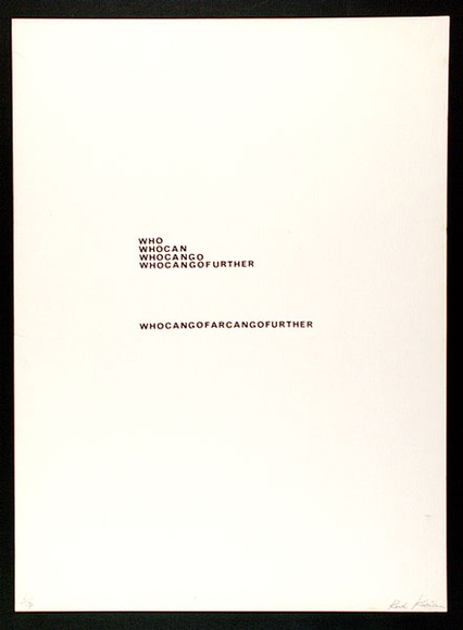 Artist: b'Kraujmann, Rudi.' | Title: b'Whocango.'