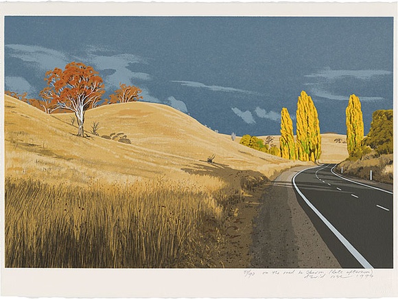 Artist: b'Rose, David.' | Title: b'On the road to Oberon' | Date: 1994 | Technique: b'screenprint, printed in colour, from multiple screens'