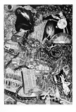 Artist: b'McBurnie, Ron.' | Title: b'Into the Abyss' | Date: 1990 | Technique: b'etching and aquatint, printed in black ink, from one zinc plate' | Copyright: b'\xc2\xa9 Ron McBurnie'