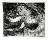 Artist: BOYD, Arthur | Title: Lovers in a thicket. | Date: (1962-63) | Technique: etching and aquatint, printed in black ink, from one plate | Copyright: Reproduced with permission of Bundanon Trust