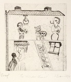 Artist: SHEARER, Mitzi | Title: The window cleaner | Date: 1980-84
