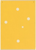 Artist: SELENITSCH, Alex | Title: not titled [yellow]. | Date: 1995 | Technique: screenprint on yellow paint