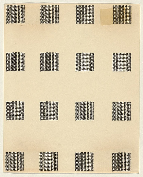Title: b'Section B (Word situations) - 32 Possibilities: No. 12, 3(D)' | Date: (1970-71) | Technique: b'typewriter' Title: b'Section B (Word situations) - 32 Possibilities: No. 12, 3(D)' | Date: (1970-71) | Technique: b'typewriter'