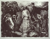 Artist: Edwards, Annette. | Title: The reunion | Date: 1984 | Technique: lithograph, printed in black ink, from one stone