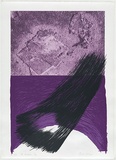 Artist: MEYER, Bill | Title: Kabbalistic gap | Date: 1981 | Technique: screenprint, printed in purple and blue ink, from five stencils | Copyright: © Bill Meyer