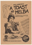 Artist: MACKINOLTY, Chips | Title: A toast to Melba | Date: 1980 | Technique: offset-lithograph in colour, from one plate
