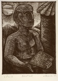 Artist: Harding, Richard. | Title: Brother | Date: 1989 | Technique: etching and aquatint, printed in black ink, from one plate