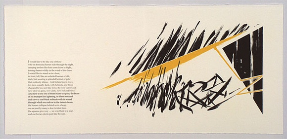 Artist: b'Rado, Ann.' | Title: b'The youth; der knabe' | Date: 2001, May | Technique: b'photo-lithograph and lithograph, printed in colour, from multiple stones'