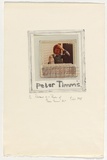 Artist: Todd, Geoff. | Title: Portrait of a photo of Peter Timms number 7 | Date: 1978 | Technique: etching and collage | Copyright: This work appears on screen courtesy of the artist and copyright holder