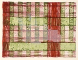 Artist: McPherson, Megan. | Title: Hong Kong Island check | Date: 1997 | Technique: lithograph, printed in colour and translucent white, from four stones