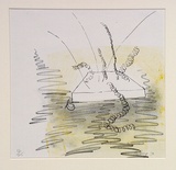 Artist: COLEING, Tony | Title: Drawing for sculpture [1]. | Date: 1970 | Technique: lithograph, printed in colour, from two stones [or plates]