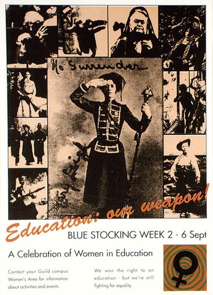 Artist: b'Inkahoots Ltd.' | Title: b'Celebrate: Education: our weapon' | Technique: b'screenprint, printed in colour, from multiple stencils' Artist: b'Inkahoots Ltd.' | Title: b'Celebrate: Education: our weapon' | Technique: b'screenprint, printed in colour, from multiple stencils'