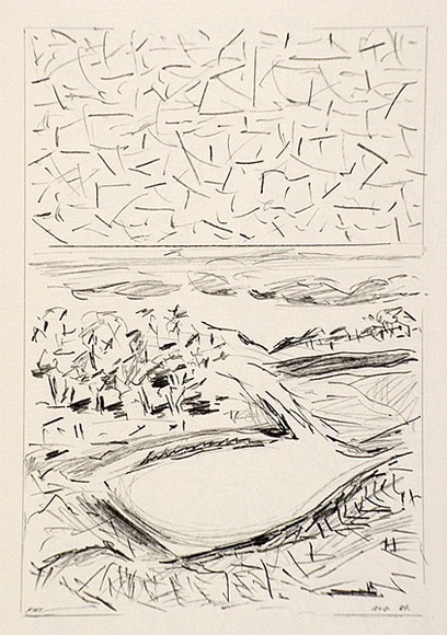 Artist: b'Fry, Merrick.' | Title: b'not titled.' | Date: 1983 | Technique: b'offset-lithograph, printed in black ink, from one plate' Artist: b'Fry, Merrick.' | Title: b'not titled.' | Date: 1983 | Technique: b'offset-lithograph, printed in black ink, from one plate'